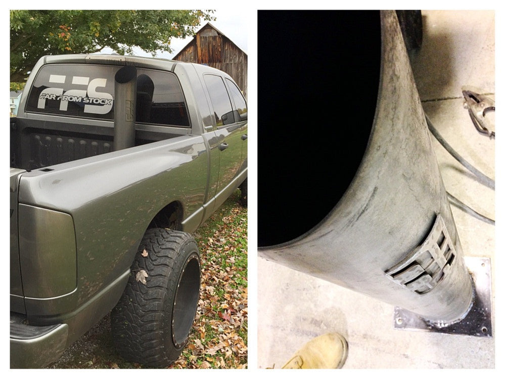 Exhaust Stack with Install Kit | Smoke Stacks for Trucks