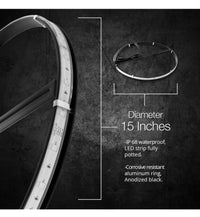 XK 4 pc 15” Wheel Ring Light Kit App Controlled