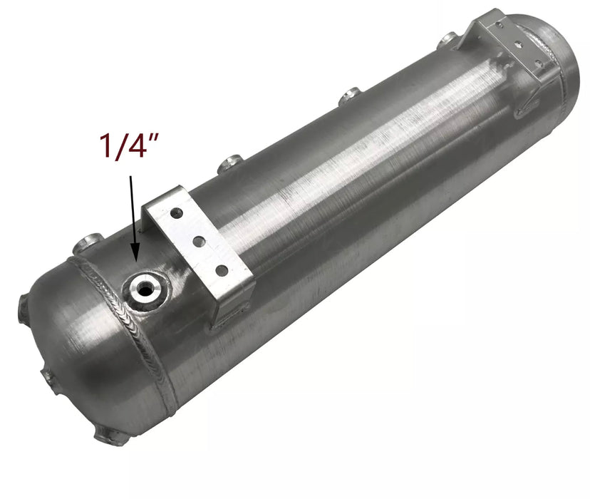 Aluminum Accuair Air Lift Universal Air Tank 5 Gallon 8 Ports (ALUMINUM)