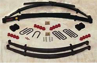 compare product 6” Cummins  lift kit 89-93 system with rear springs