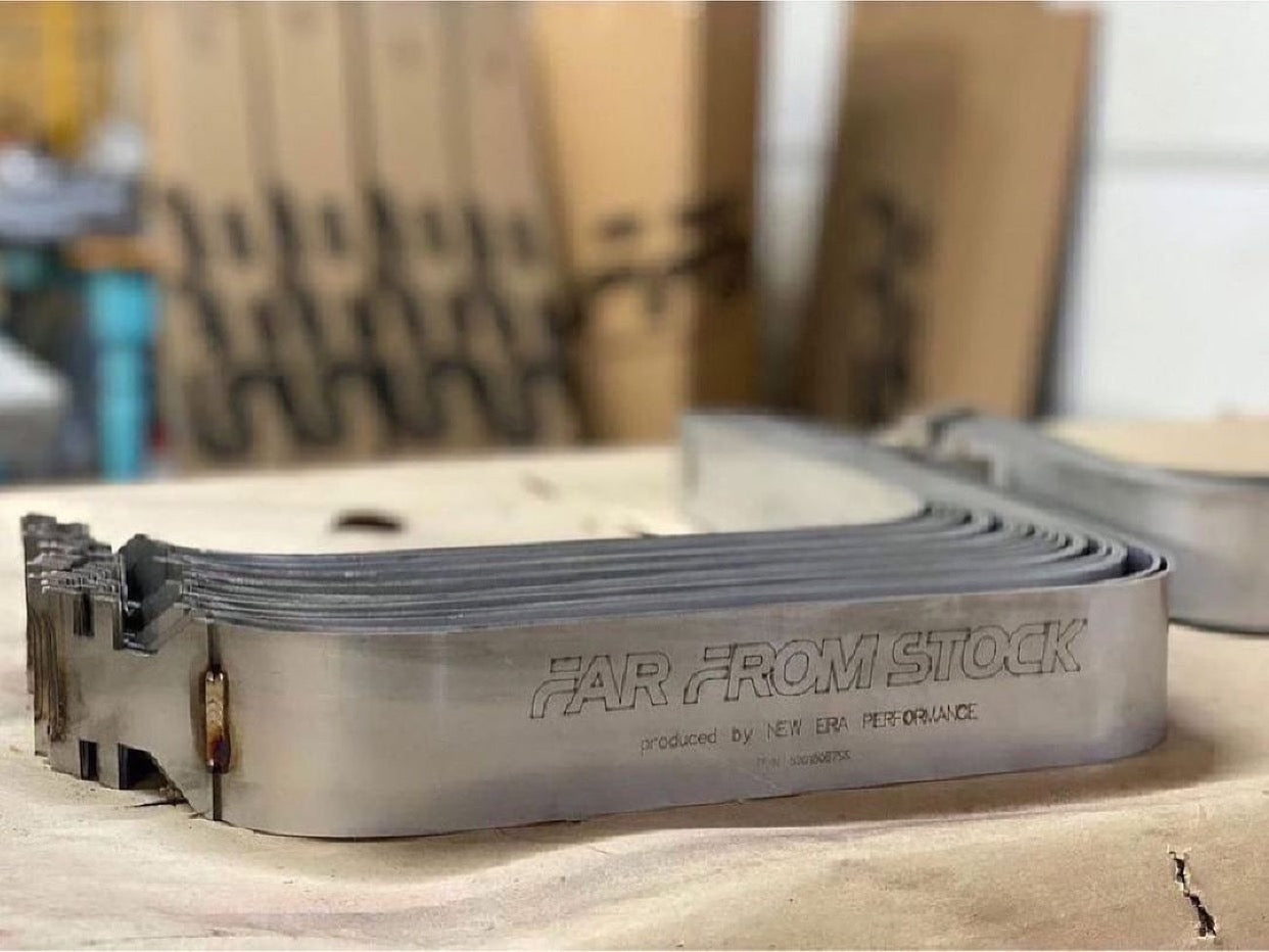 94-02 Dodge Fuel Tank Straps Stainless Front & Rear