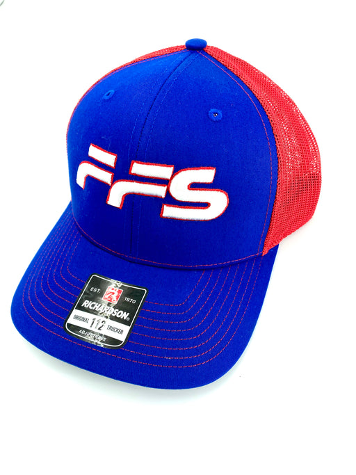 FFS ORIGINAL TRUCKER Snapback Red, White & Blue