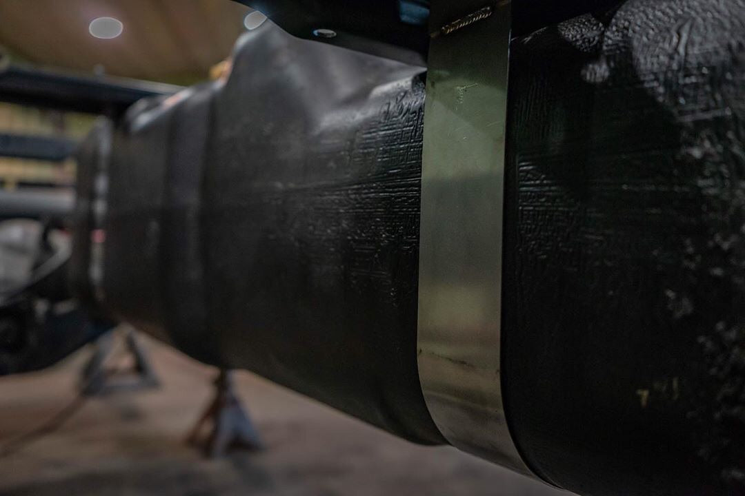 91-93 Dodge Fuel Tank Straps Stainless Front & Rear