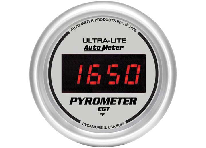 2-1/16IN E.G.T. PYROMETER 0-2000F, DIGITAL SILVER