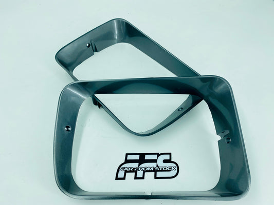 91-93 Headlight Bezel Pair Dark Grey