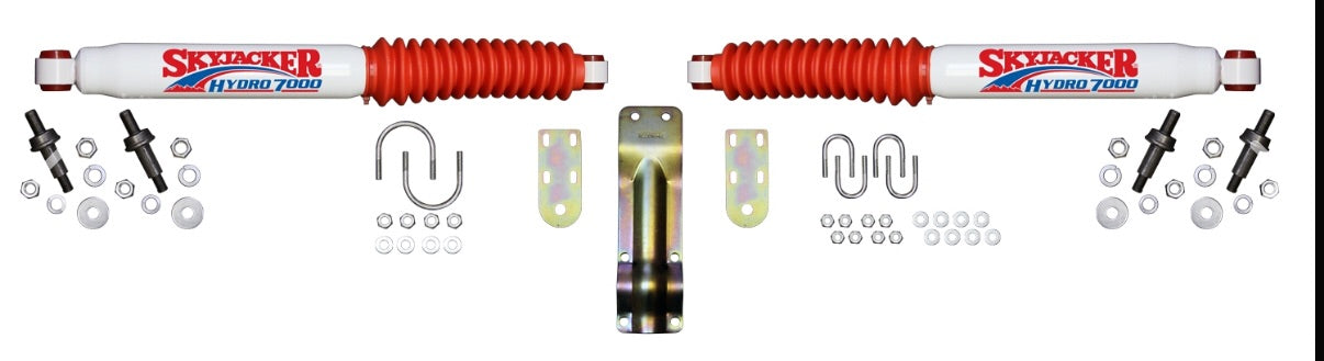 First Gen DUAL STABILIZER KIT W/RED BOOTS 4WD