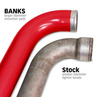 Boost Tube Upgrade Kit Red (Driver) 2007-2009 Dodge Ram 2500/3500 6.7L Cummins Banks