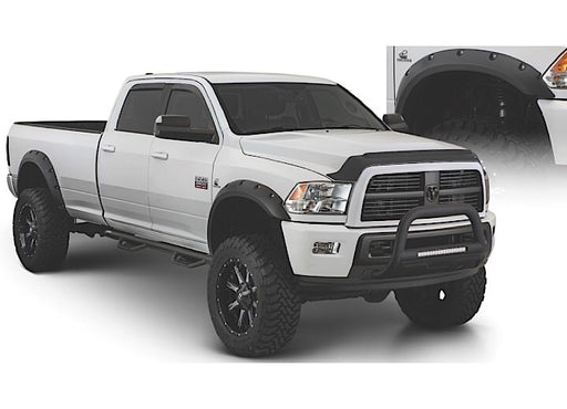 Bushwacker Fenders 4pc 10-17 RAM 2500/3500 76.3IN/98.3IN BED/DUALLY COMPATIBLE FF MAX POCKET STYLE 4PC Fender Flare Location:
