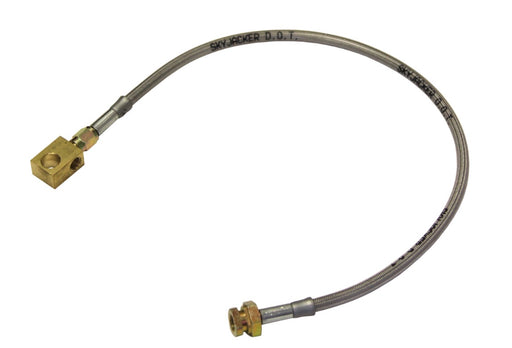 Dodge 76-93 Stainless Steel Braided Brake Line FRONT, For Lift Height 0-8”
