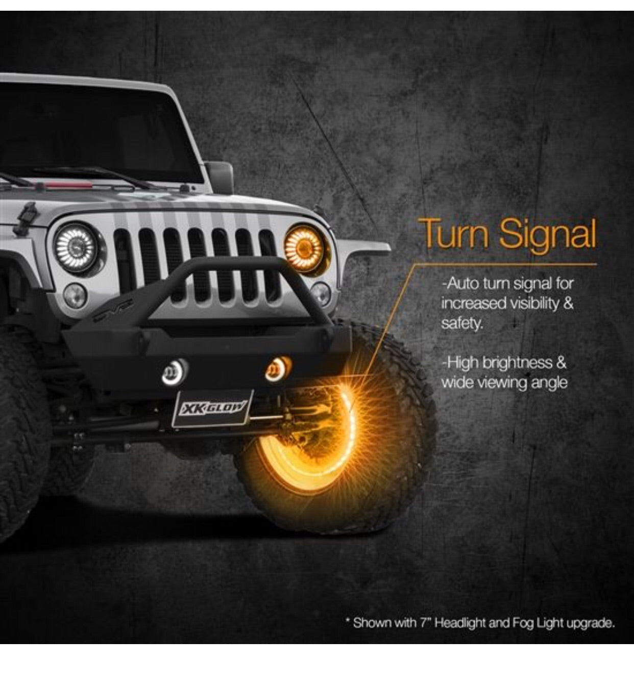 XK 4 pc 15” Wheel Ring Light Kit App Controlled