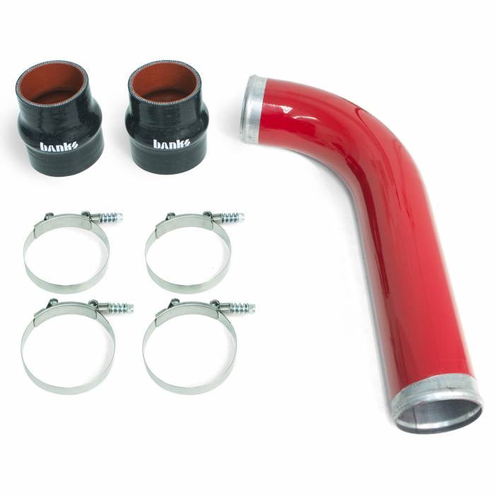 Boost Tube Upgrade Kit Red (Driver) 2007-2009 Dodge Ram 2500/3500 6.7L Cummins Banks