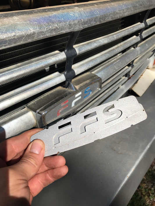 FFS F100 f250 custom/ranger grille emblem insert