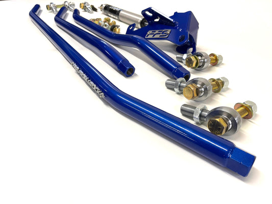 94-02 2nd GEN Dodge Ram Tie Rod/Drag Link/Track Bar/Drop Bracket Steering Combo