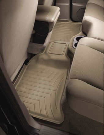 compare product WeatherTech 09-17 RAM 1500 10-14 RAM 2500/3500 CREW CAB REAR FLOORLINER TAN