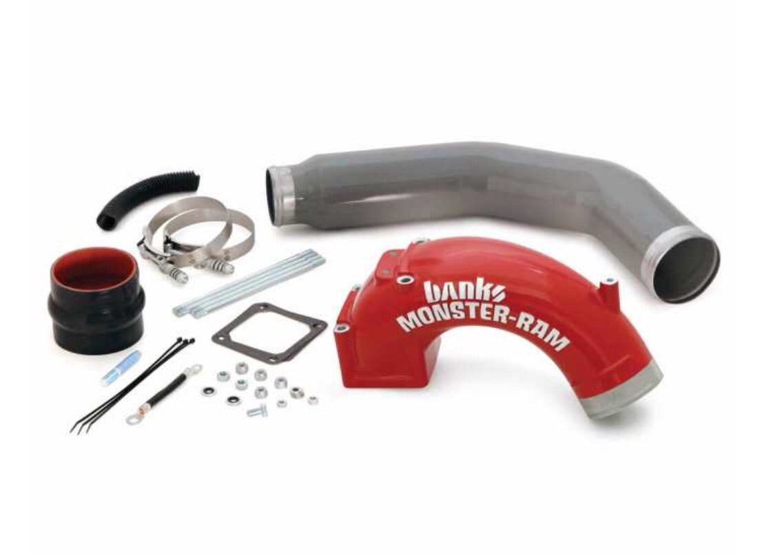 Monster-Ram Intake Elbow with Boost Tube for use with 2003-2007 Dodge 5.9L