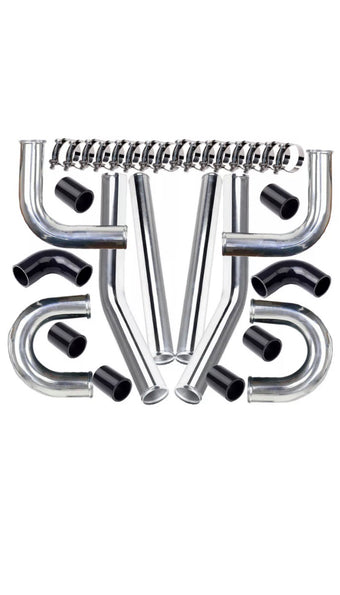 compare product 3” Universal 76mm Polished Aluminum Intercooler Pipe kit