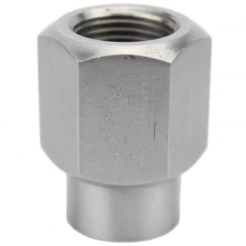 Hex Head Tube Adapters 1-1/4" - 7/8" Left and Right Thread for 1.5" ID pipe