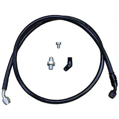 Duramax Factory Style Garrett VNT Turbocharger Remote Oil Feed Line Kit (2004.5-2010)