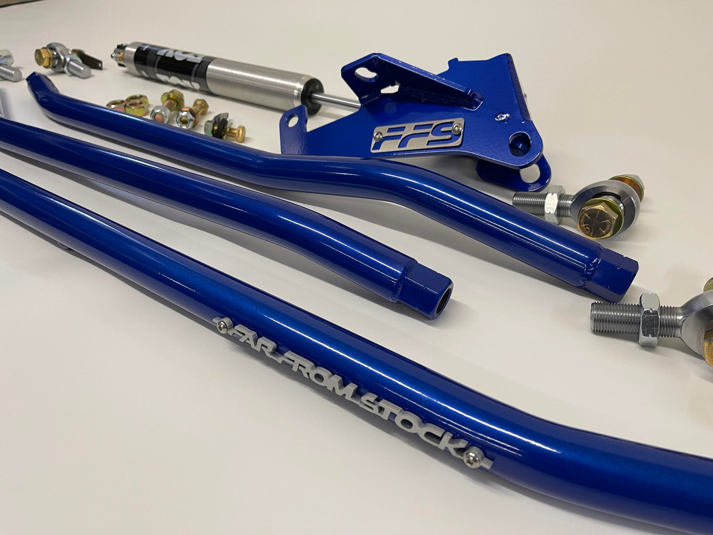 94-02 2nd GEN Dodge Ram Tie Rod/Drag Link/Track Bar/Drop Bracket Steering Combo